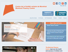 Tablet Screenshot of montrealfluency.com